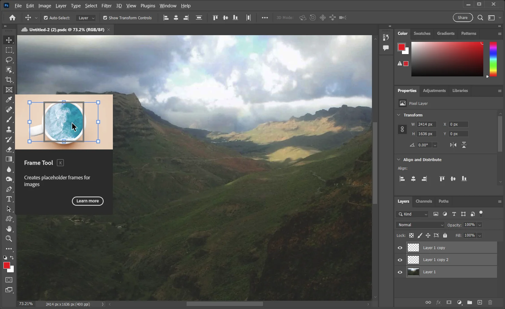 Outils intelligents Photoshop